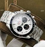 Swiss Made Omega Speedmaster 7750 Panda Dial Watch